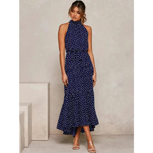 Blue Spotted Dress