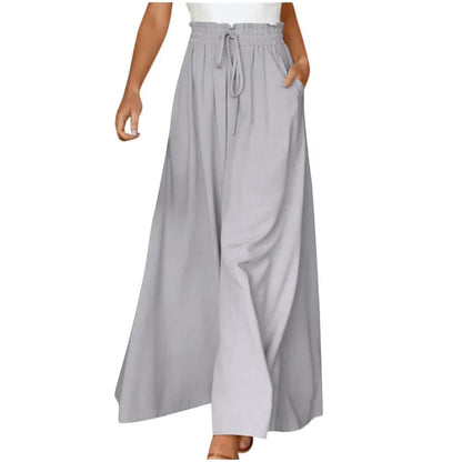 Women's Wide-Leg High-Waist Dress Pants