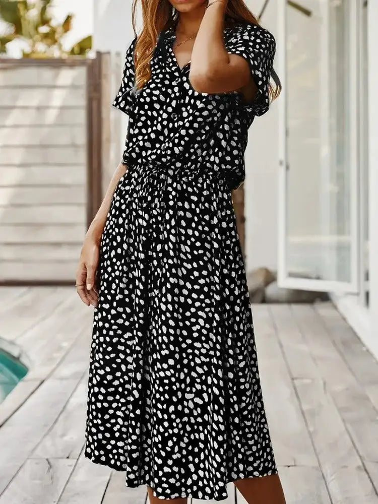 Vintage Polkadot Dress