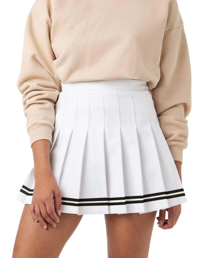 Girl High Waisted Pleated Tennis Skirt A-Line Skirts with Lining