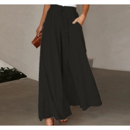 Women's Wide-Leg High-Waist Dress Pants