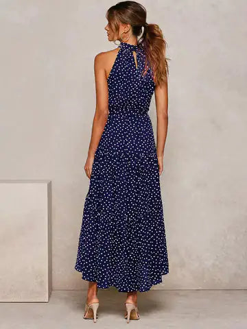 Blue Spotted Dress