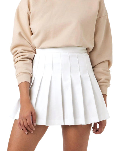 Girl High Waisted Pleated Tennis Skirt A-Line Skirts with Lining