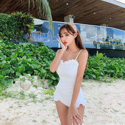 One Piece Ruffle Swimsuit